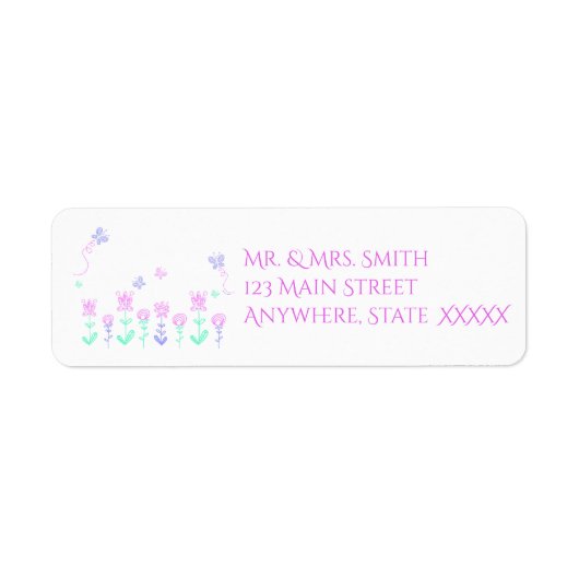 Spring Garden Address Labels (Vorne)