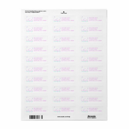 Spring Garden Address Labels (Vorne)
