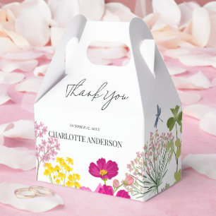 Spring Garden Blume Brautparty Vielen Dank Geschenkschachtel