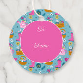 Spring Garden Blume Geschenkanhänger (Vorderseite)