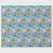 Spring Garden Blume Geschenkpapier (Flach)