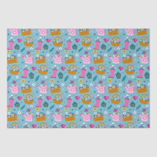 Spring Garden Blume Seidenpapier (Vorderseite)