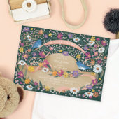 Spring Garden Blume Sun Hat Baby Dusche Einladung