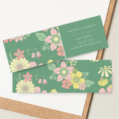 Spring Garden Boho Floral Mini Visitenkarte