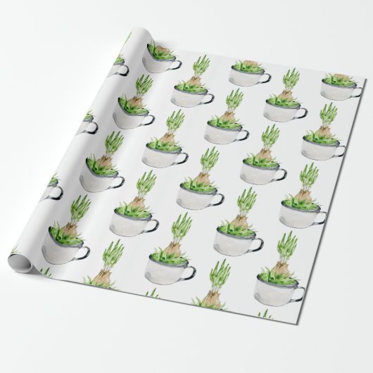 Spring Garden Bulb Pflanze Geschenkpapier (Ungerollt)