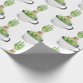 Spring Garden Bulb Pflanze Geschenkpapier (Ecke)