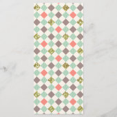 Spring Garden Bunny Brunch Menü Menükarte (Rückseite)