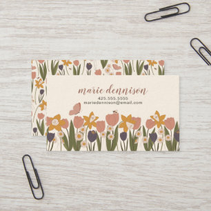 Spring Garden Business Card Visitenkarte