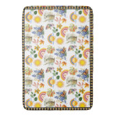 Spring Garden Butterfly Regenbogen Sonnenschein Gr Badematte (Vorderseite Vertikal)