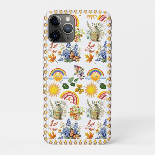 Spring Garden Butterfly Regenbogen Sonnenschein Gr Case-Mate iPhone Hülle (Rückseite)