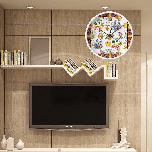 Spring Garden Butterfly Regenbogen Sonnenschein Gr Uhr