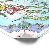 Spring Garden Faige Bug Fantasy Art Mandala Poster (Ecke)