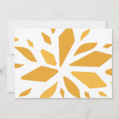 Spring Garden Floral Baby Dusche Einladung (Rückseite)