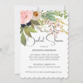 Spring Garden Floral Bouquet Brautparty Einladung (Vorderseite)