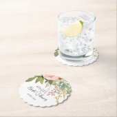 Spring Garden Floral Bouquet Brautparty Untersetzer (Vor Ort)