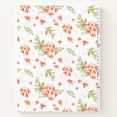 Spring Garden Florals | Personalisiertes Journal Notizblock (Rückseite)