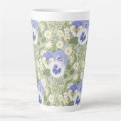 Spring Garden flowers on sage Milchtasse (Vorderseite)