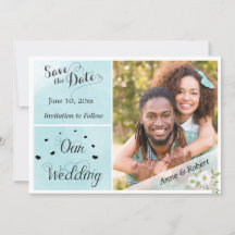 Spring Garden Foto Save the Date