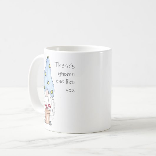 Spring Garden Gnome Kaffeetasse (Vorderseite Links)
