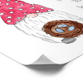 Spring Garden Gnome Poster (Ecke)