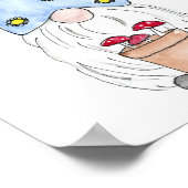 Spring Garden Gnome Poster (Ecke)