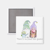 Spring Garden Gnomes Magnet (Vorderseite/Rückseite)
