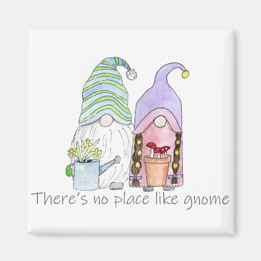 Spring Garden Gnomes Magnet (Vorne)