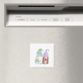 Spring Garden Gnomes Magnet (In Situ (Geschirrspüler))