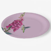 Spring Garden - Hummingbird Paper Plate Pappteller (Schrägansicht)