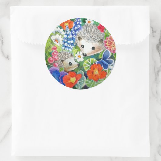 Spring Garden Igels Stickers (Tasche)