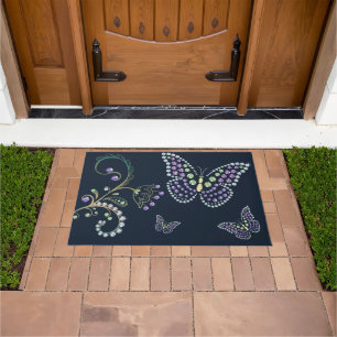 Spring Garden Kristall Butterfly Rug Fußmatte
