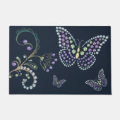 Spring Garden Kristall Butterfly Rug Fußmatte (Vorderseite)