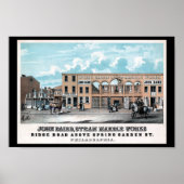 Spring Garden Marble Works Philadelphia PA Print Poster (Vorne)