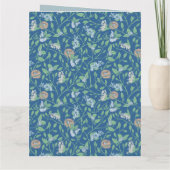 Spring Garden Mother Day Robin Nest Foto Karte (Rückseite)