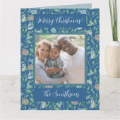 Spring Garden Mother Day Robin Nest Foto Karte (Vorderseite)