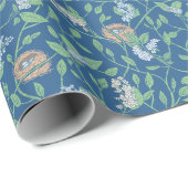 Spring Garden Mother Day Robin Nest Queen Ann Lace Geschenkpapier (Rolleneckpunkt)