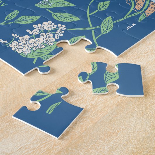 Spring Garden Mother Day Robin Nest QueenAnn Foto Puzzle (Seite)