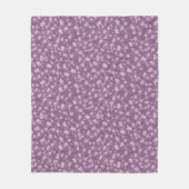 Spring Garden Mother's Day Asiatische Blume Japani Fleecedecke (Vorderseite)