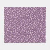 Spring Garden Mother's Day Asiatische Blume Japani Fleecedecke (Vorderseite (Horizontal))