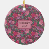 Spring Garden Mother's Day Japanisches Lanterns Fo Keramik Ornament (Hinten)