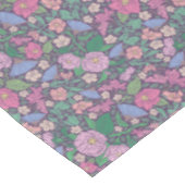 Spring Garden Mother's Day Poppies japanische Fans Tischdecke (Schrägansicht)