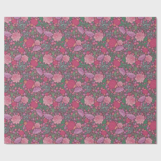 Spring Garden Mutter's Day Japanisch Papier Laters Geschenkpapier (Flach)