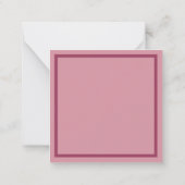 Spring Garden Mutter's Day Japanisch Papier Laters Mitteilungskarte (Rückseite)