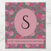 Spring Garden Mutter's Day Japanisch Papier Laters Weinetikett (Einzelnes Label)