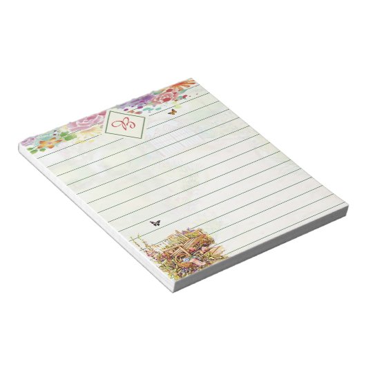 Spring Garden Notepad Notizblock (angewinkelt)
