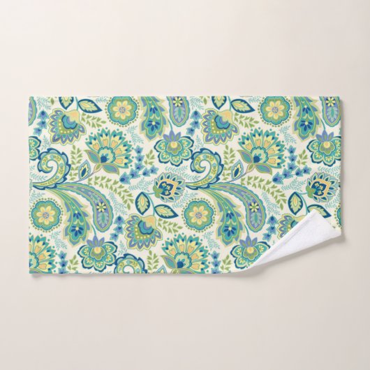 Spring Garden Paisley Badhandtuch Set (Handtuch)