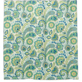 Spring Garden Paisley Duschvorhang (Vorderseite)