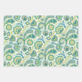 Spring Garden Paisley Geschenkpapier Set (Vorderseite)