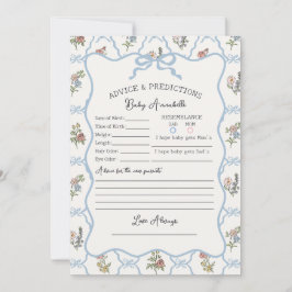 Spring Garden Party Blumendusche Beratung für Baby Einladung