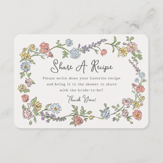 Spring Garden Party Blumenstrauß Mittag- und Abend Begleitkarte (Vorderseite)